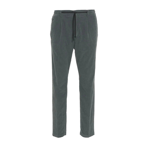 CRUNA Pantaloni Pantalone Uomo in velluto con coulisse Antracite A24 - CRUNAMITTE1405 - 855 - 46 - Francavilla Moda